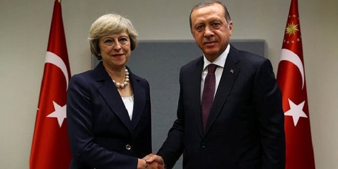 Erdoğan, Birleşik Krallık Başbakanı ile görüştü