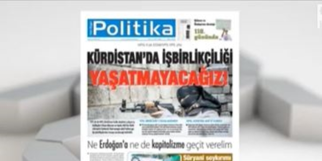 PKK'nn gazetesinden siyasete alak tehdit: Yaatmayacaz