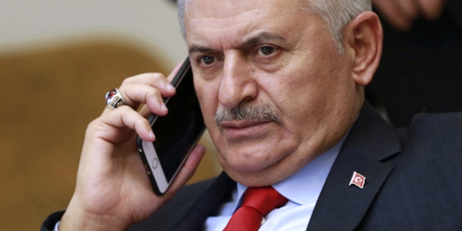 Başbakan Yıldırım, Çipras ile telefonda görüştü