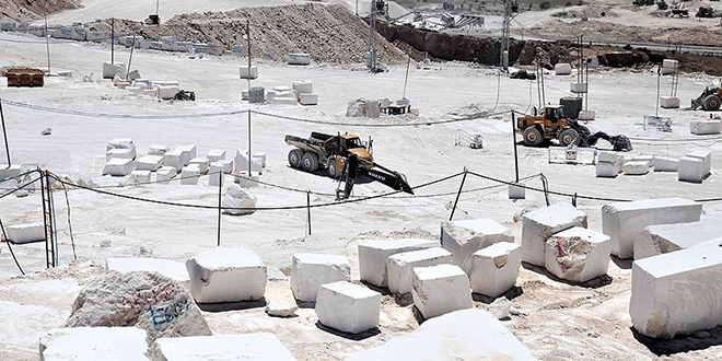 Burdur'da ekonominin lokomotifi 'mermer' sektörü