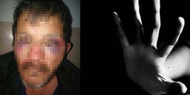 Vatandaş yakaladı, dövüp jandarmaya teslim etti