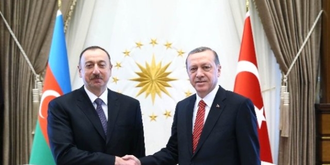 Erdoğan, Azerbaycan Cumhurbaşkanı Aliyev ile görüştü