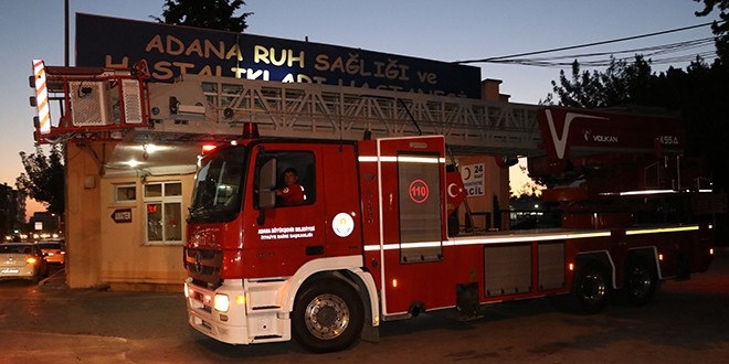 Adana'da hastanede yangın: 1 ölü