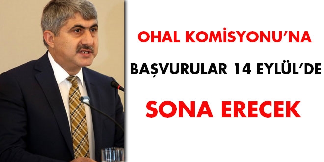 OHAL Komisyonu'na başvurular 14 Eylül'de sona erecek