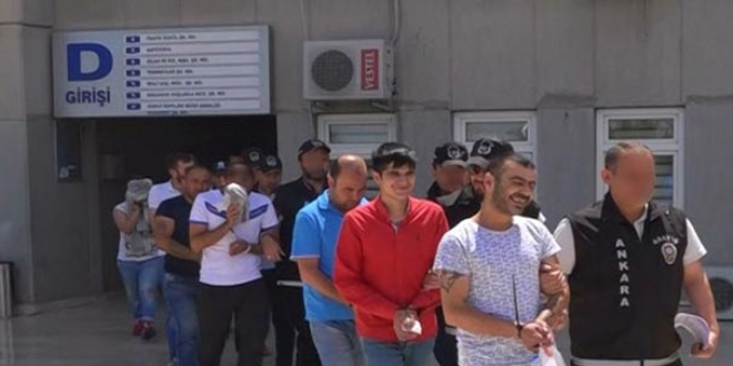 Başkent'te hırsızlık operasyonu: 7 gözaltı