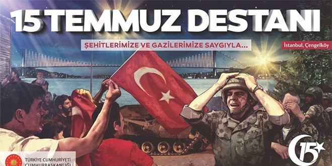 ABD'li askerin, 15 Temmuz afişinde ne işi var?
