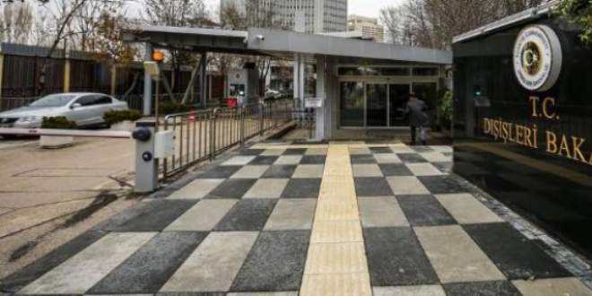 Dışişleri Bakanlığı'ndan İsrail'e tepki