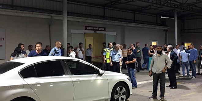 Hırsızlık ihbarı üzerine olay yerine giden polise saldırı
