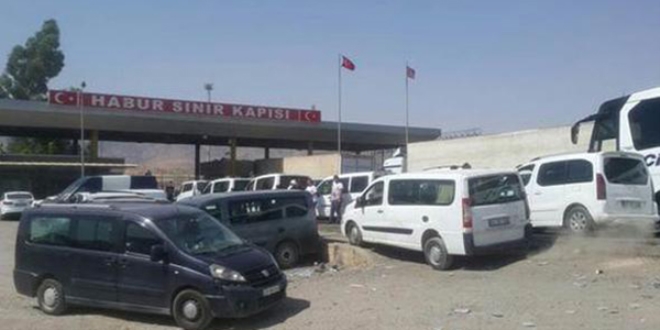 Habur Sınır Kapısı'nda giriş-çıkışlar durdu