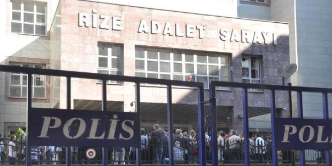 Rize'de 9 sanığın yargılandığı davada tahliye çıkmadı