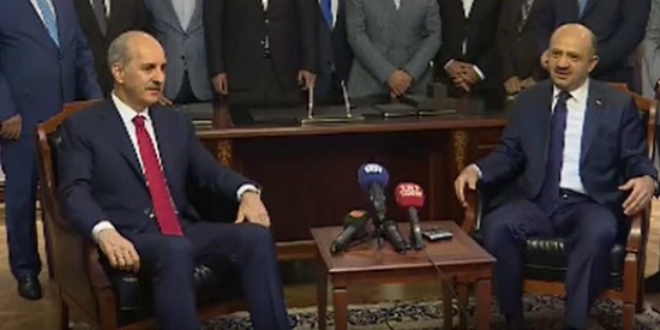 Başbakan Yardımcısı Işık, görevi Kurtulmuş'tan devraldı