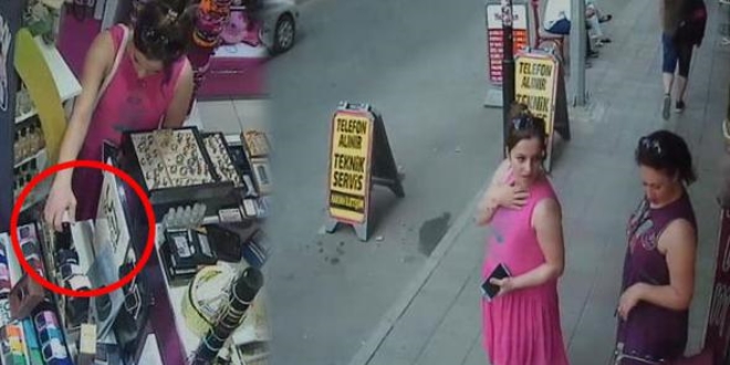 Polis görüntüde 'oh olsun' diyen kadını arıyor