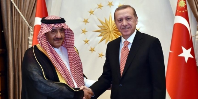 Erdoğan, Suudi Arabistan Veliaht Prensi'ni kabul etti