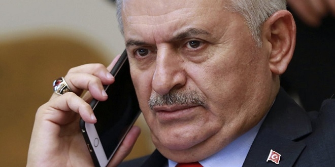 Yıldırım'dan Gazeteci Çelik'e taziye telefonu