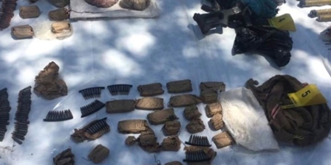 Şırnak'ta çok sayıda mühimmat ele geçirildi