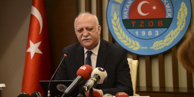 TZOB Başkanı: Tarım, Ekonomi Bakanı'nın umurunda değil