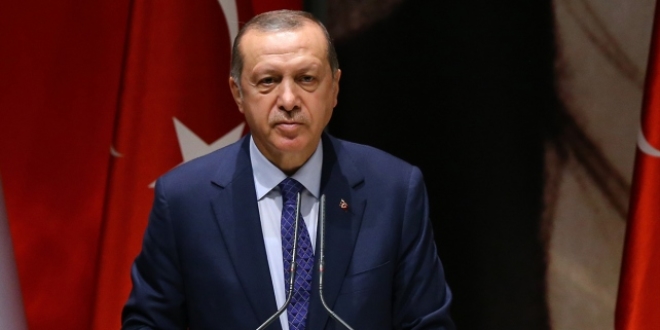 Erdoğan'dan şehit ailelerine taziye telgrafı