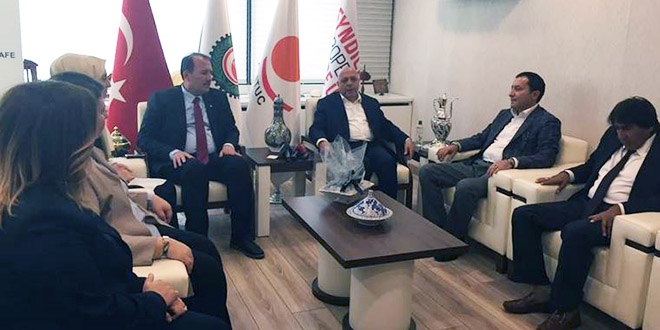 AK Parti'den HAK-İŞ'e ziyaret
