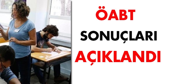 KPSS ÖABT sonuçları açıklandı