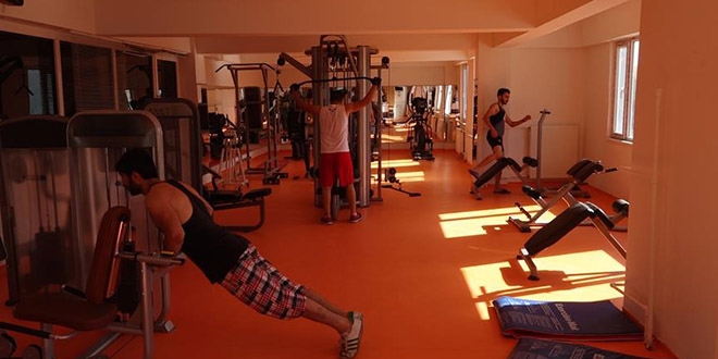 Grevlendirme yaplan belediyeden Silvan'a 'fitness salonu'