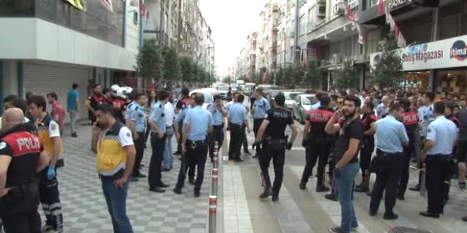 Denizli'de asker konvoyunda ate ald iddias