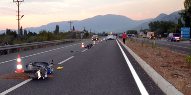 Muğla'da trafik kazası: 1 ölü