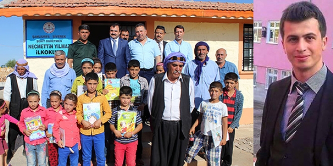 Şehit öğretmenin adı okulunda ölümsüzleşti
