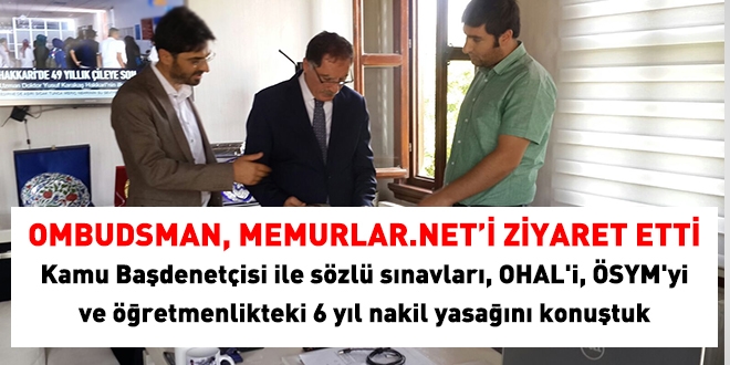 Kamu Başdenetçisi ile kamuya dair konuları konuştuk