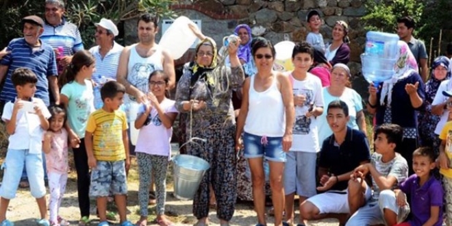 Bodrum'da yaz ortasında vatandaşlar susuz kaldı