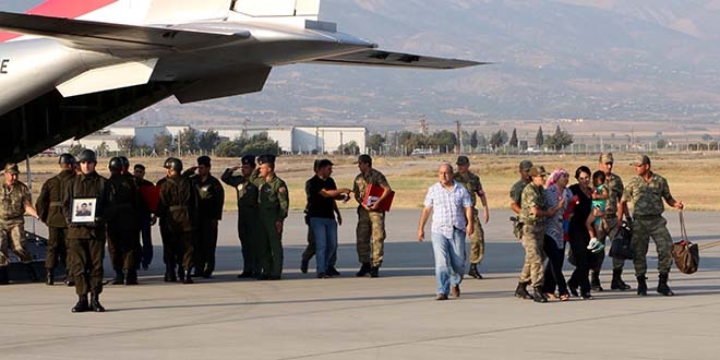 Şehit Uzman Çavuş Kepekçi'nin naaşı, memleketine getirildi