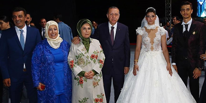 Erdoğan, tekvandocu Askari'nin düğününe katıldı