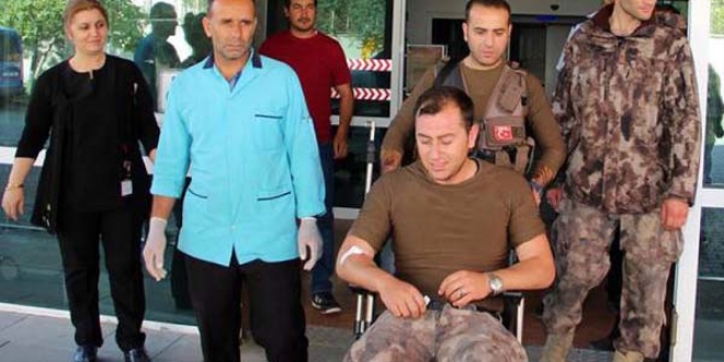 Ayağına dikiş attırıp operasyona gitti