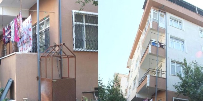 Komşuya yardım etmek isterken, balkondan düşerek öldü