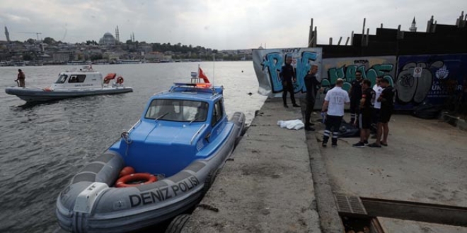 Haliç'e düşen çocuğun cesedi çıkarıldı