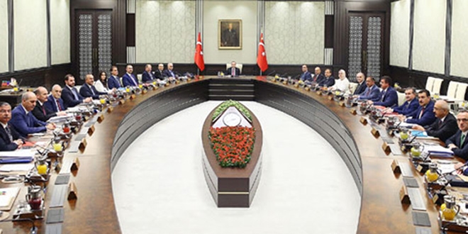 Bakanlar Kurulu toplantısı sona erdi