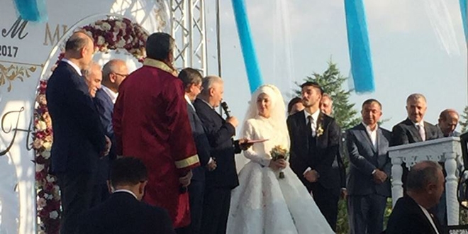 Başbakan Yıldırım, nikah şahidi oldu