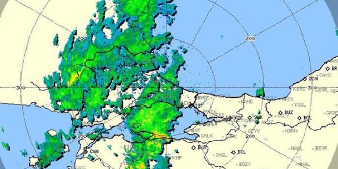 İstanbul'da beklenen yağışa dakikalar kaldı