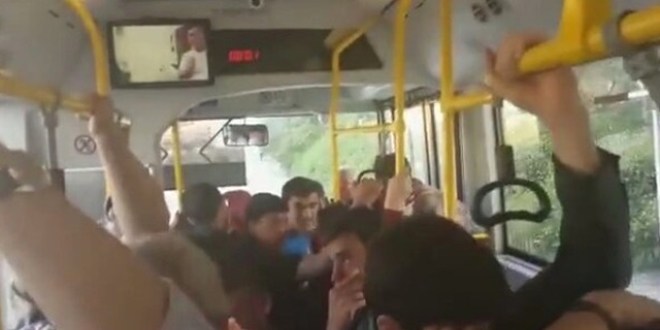 Otobüs şoförü: Sanane ulan, git şikayet et