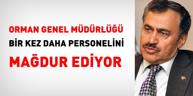 Orman Genel Müdürlüğü 2. sınavda ısrar ettiği için 130 kişi işten çıkarılıyor