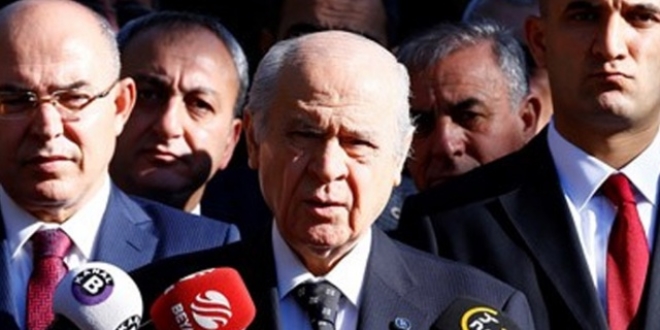 Devlet Bahçeli Bayram namazı sonrası konuştu