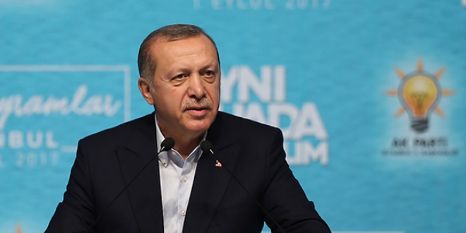 Erdoan: Dnya medyas da yaanan katliamn ortadr