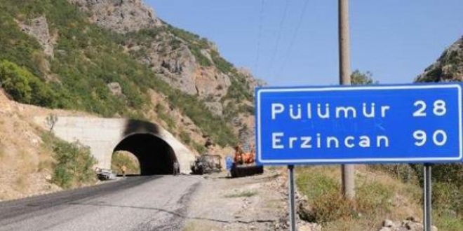 Tunceli-Erzincan karayolu ulama ald