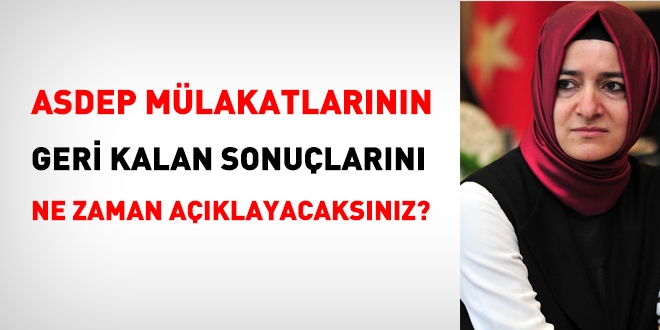 ASDEP mülakatlarının geri kalan sonuçları ne zaman açıklanacak?