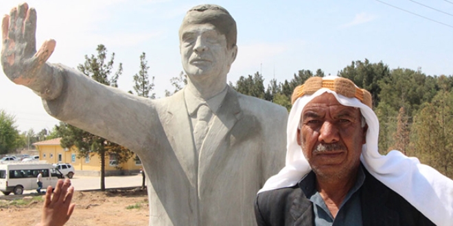 15 Temmuz Ant'ndaki Erdoan heykeli kaldrld