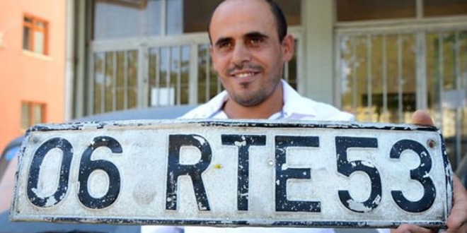 'RTE' plakalı aracını değerinin yaklaşık 23 katına satılıyor