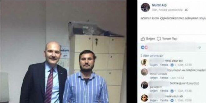 Sleyman Soylu'dan o fotoraf iin aklama