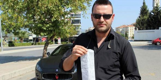 Lüks araca yüksek egzoz sesi cezası
