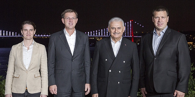 Başbakan Yıldırım'dan konuk mevkidaşları onuruna yemek
