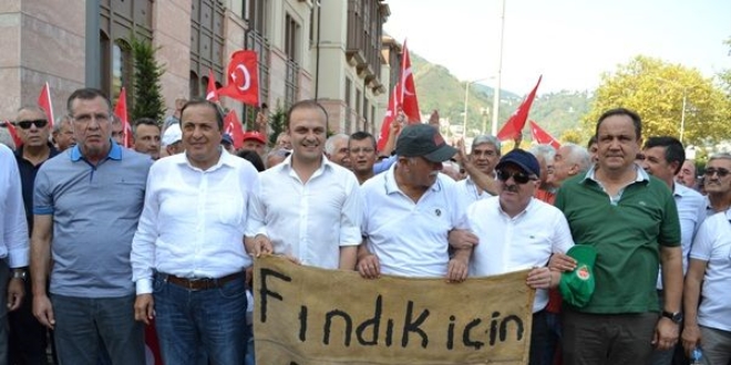 Ordu'dan Giresun'a 'Fındık İçin Adalet' yürüyüşü