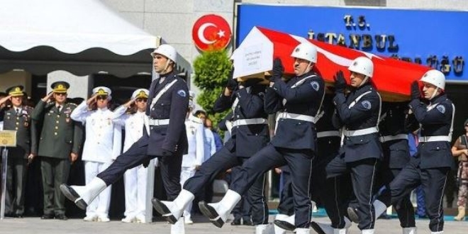 ehit polis memuru son yolculuuna uurland